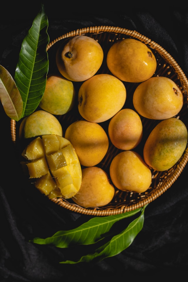 水果英文生字： 芒果 mango 
