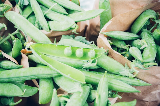 英文生字：peas 